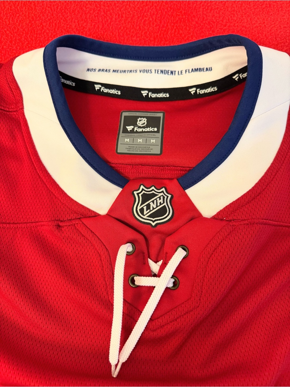 Montreal Canadiens Home Breakaway Hockey Fanatic Jersey Men’s Size M EUC - Picture 4 of 11